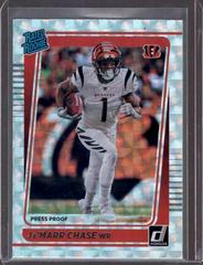 Ja'Marr Chase [Press Proof Hyper] Football Cards 2021 Panini Donruss Prices