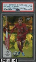 Philippe Coutinho [Yellow] #13 Soccer Cards 2019 Topps Chrome UEFA Champions League Sapphire Prices