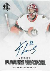 Filip Gustavsson Hockey Cards 2021 SP Authentic Retro Future Watch Autograph Prices