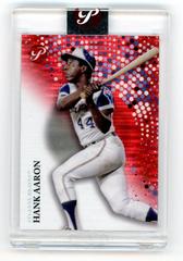 Hank Aaron [Encased Red] #200 Baseball Cards 2022 Topps Pristine Prices