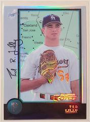 Ted Lilly [Refractor] Baseball Cards 1998 Bowman Chrome International Prices