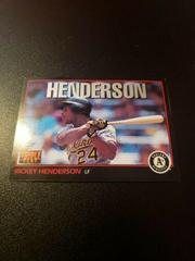 Rickey Henderson Baseball Cards 1993 Panini Donruss Triple Play Prices