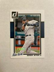 Derek Jeter [Silver Press Proof] Baseball Cards 2014 Donruss Prices