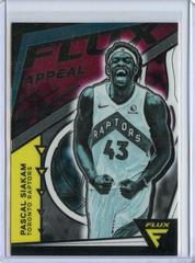 Pascal Siakam #9 Basketball Cards 2020 Panini Flux Appeal Prices