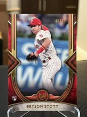 Bryson Stott [Ruby] Baseball Cards 2022 Topps Museum Collection Prices