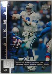 Troy Aikman [Game Dated Foil] Football Cards 1997 Upper Deck Prices