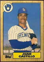 Juan Castillo #20T Baseball Cards 1987 Topps Traded Tiffany Prices