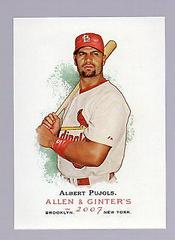 Albert Pujols #50 Baseball Cards 2007 Topps Allen & Ginter Prices