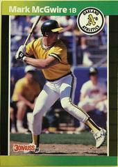Mark McGwire #95 Baseball Cards 1989 Donruss Prices