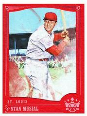 Stan Musial [Batting Stance Red Frame] #3 Baseball Cards 2018 Panini Diamond Kings Prices