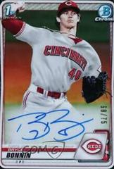 Bryce Bonnin [Black Refractor] Baseball Cards 2020 Bowman Draft Picks Chrome Autographs Prices