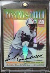 Earl Campbell [Autograph] #8 Football Cards 1999 Panini Donruss Elite Passing the Torch Prices