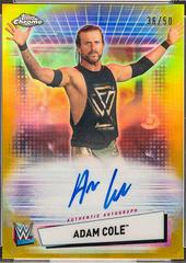 Adam Cole [Gold Refractor] Wrestling Cards 2021 Topps Chrome WWE Autographs Prices