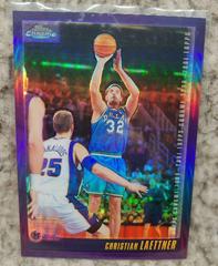 Christian Laettner #56 Basketball Cards 2000 Topps Chrome Prices