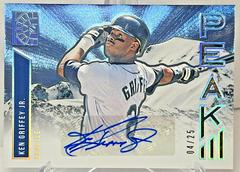 Ken Griffey Jr. [Silver] #PA-KG Baseball Cards 2022 Panini Capstone Peak Autographs Prices