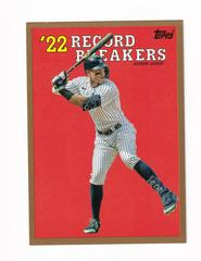 Aaron Judge [Gold] #RB-8 Baseball Cards 2023 Topps Oversized Record Breakers Prices