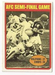 AFC Semi Final Game #133 Football Cards 1972 Topps Prices