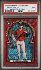 Corbin Carroll [Red] #5 Baseball Cards 2023 Bowman Chrome Prices