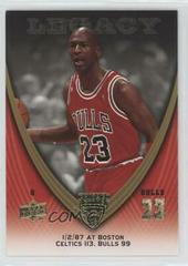 Michael Jordan #129 Basketball Cards 2008 Upper Deck Jordan Legacy Prices