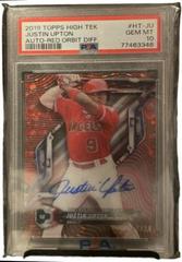 Justin Upton [Autograph Orange Red Diffractor] Baseball Cards 2018 Topps High Tek Prices