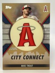 Mike Trout [Gold] #CC-MT Baseball Cards 2023 Topps City Connect Commemorative Patch Prices