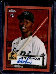 Jazz Chisholm [Orange Refractor] #RA-JCH Baseball Cards 2021 Topps Chrome Rookie Autographs Prices