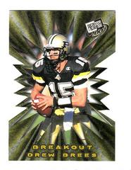 Drew Brees Football Cards 2001 Press Pass Breakout Prices