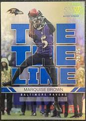 Marquise Brown [Artist's Proof] #TL-MB Football Cards 2022 Panini Score Toe the Line Prices