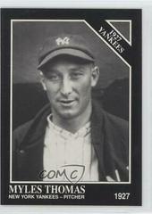 Myles Thomas Baseball Cards 1991 Conlon Collection Prices