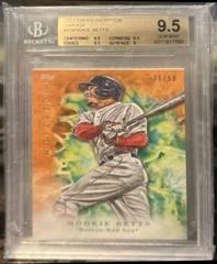 Mookie Betts [Orange] Baseball Cards 2017 Topps Inception Prices