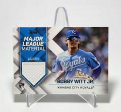 Bobby Witt Jr. #MLM-BW Baseball Cards 2022 Topps Update Major League Material Relics Prices
