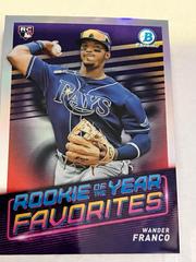 Wander Franco #ROYF-1 Baseball Cards 2022 Bowman Rookie of the Year Favorites Prices