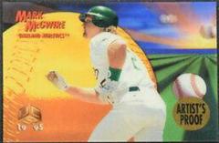 Mark McGwire [Artist's Proof] #51 Baseball Cards 1995 Sportflix UC3 Prices