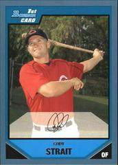 Cody Strait Baseball Cards 2007 Bowman Prospects Prices