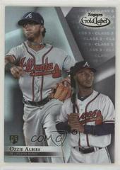 Ozzie Albies [Class 3] Baseball Cards 2018 Topps Gold Label Prices