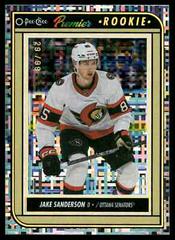 Jake Sanderson [Rainbow] Hockey Cards 2022 O Pee Chee Premier Prices