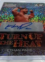 Ethan Page [Autograph] Wrestling Cards 2022 SkyBox Metal Universe AEW Turn up the Heat Prices