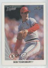 Bob Tewksbury #406 Baseball Cards 1990 Leaf Prices