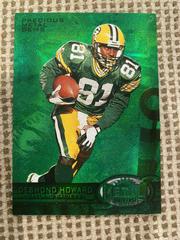 Desmond Howard [Precious Metal Gems Green] #132 Football Cards 1997 Metal Universe Prices