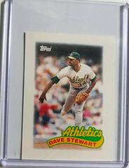 Dave Stewart #71 Baseball Cards 1989 Topps Mini League Leaders Prices