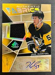Jake Guentzel [Autograph] Hockey Cards 2021 SP Game Used Authentic Fabrics Prices