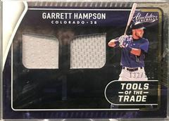 Garrett Hampson Baseball Cards 2022 Panini Absolute Tools of the Trade 2 Swatch Prices