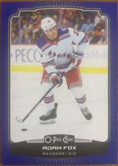 Adam Fox [Blue Border] #111 Hockey Cards 2022 O Pee Chee Prices
