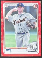 Colt Keith [Red] Baseball Cards 2020 Bowman Draft Prices