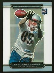 Aaron Hernandez [White Refractor] #69 Football Cards 2010 Topps Platinum Prices