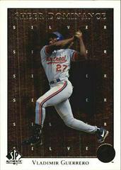 Vladimir Guerrero Baseball Cards 1998 SP Authentic Sheer Dominance Prices