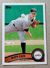 Matt Cain [Sparkle] #570 Baseball Cards 2011 Topps Prices