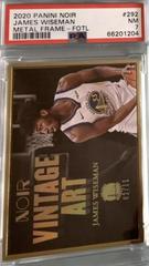 James Wiseman [Metal Frame FOTL] #292 Basketball Cards 2020 Panini Noir Prices