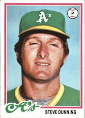 Steve Dunning #647 Baseball Cards 1978 Topps Prices