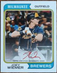 Joey Wiemer #ROA-JWR Baseball Cards 2023 Topps Heritage Real One Autographs High Number Prices
